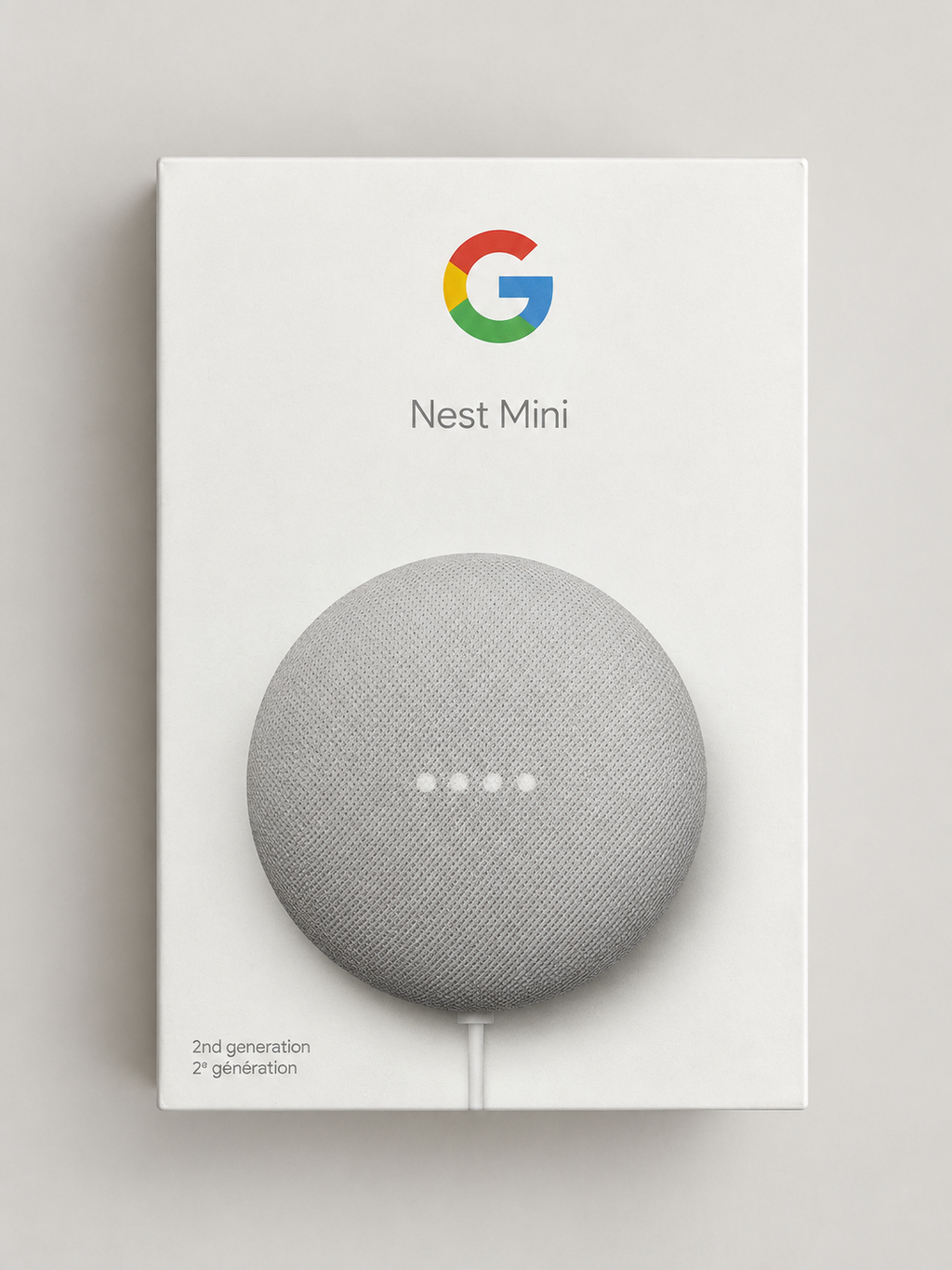 Used Google Nest Mini 2nd generation smart speaker White