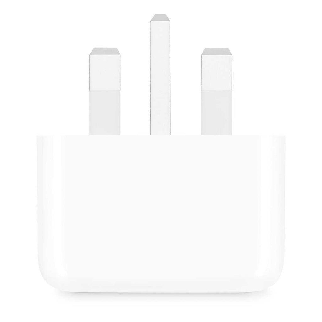Apple 20W USB-C charger 3-pin front view
