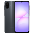 Samsung Galaxy A07 Black front and back