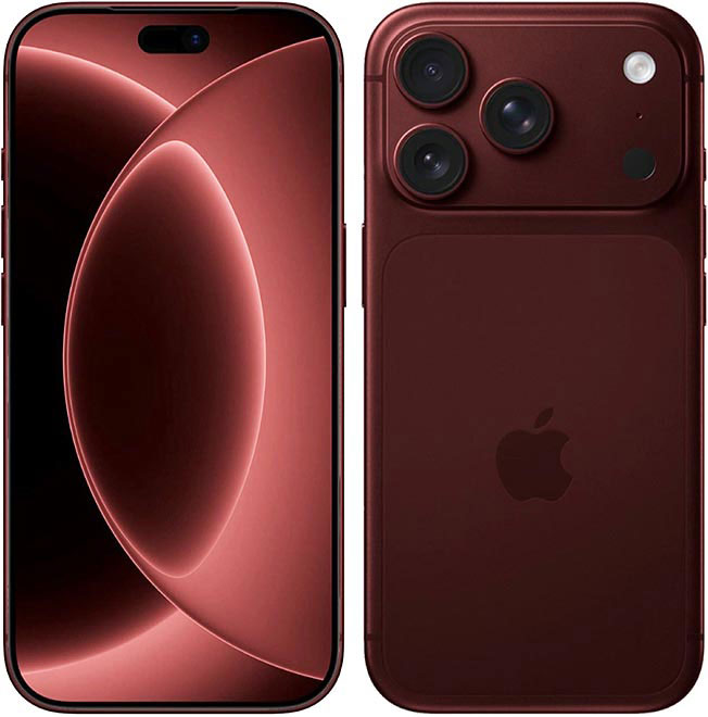 Apple iPhone 18 Pro Burgundy front and rear view KARTiN Pakistan