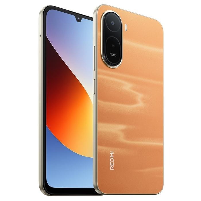 Redmi A7 Pro Sunset Orange front and back product image