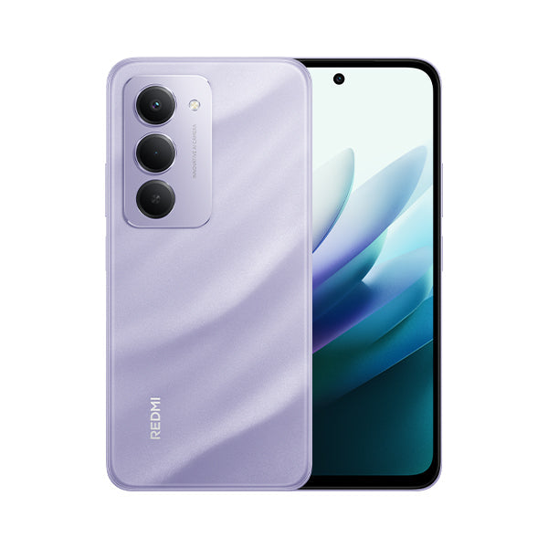 Xiaomi Redmi 15 sandy purple front and rear