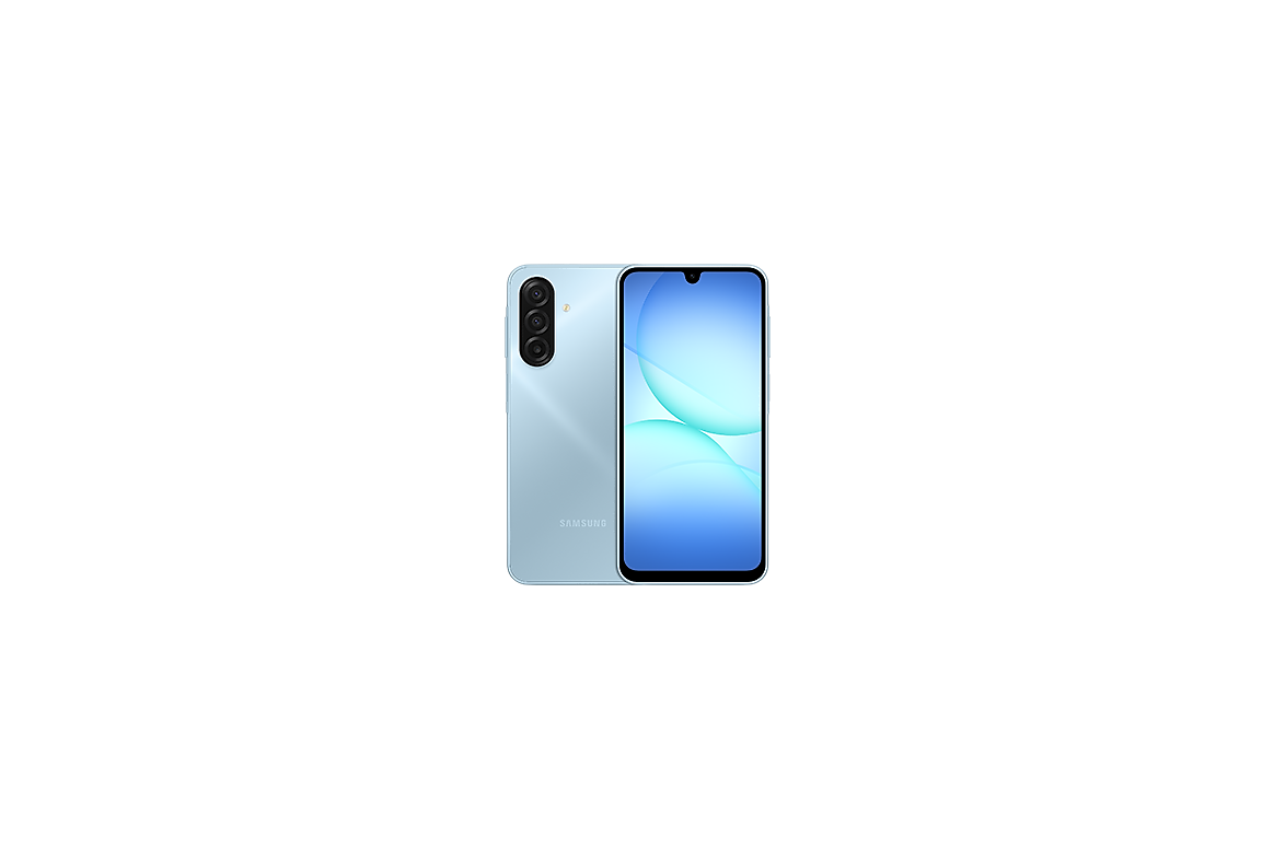 Samsung Galaxy A17 Light Blue front